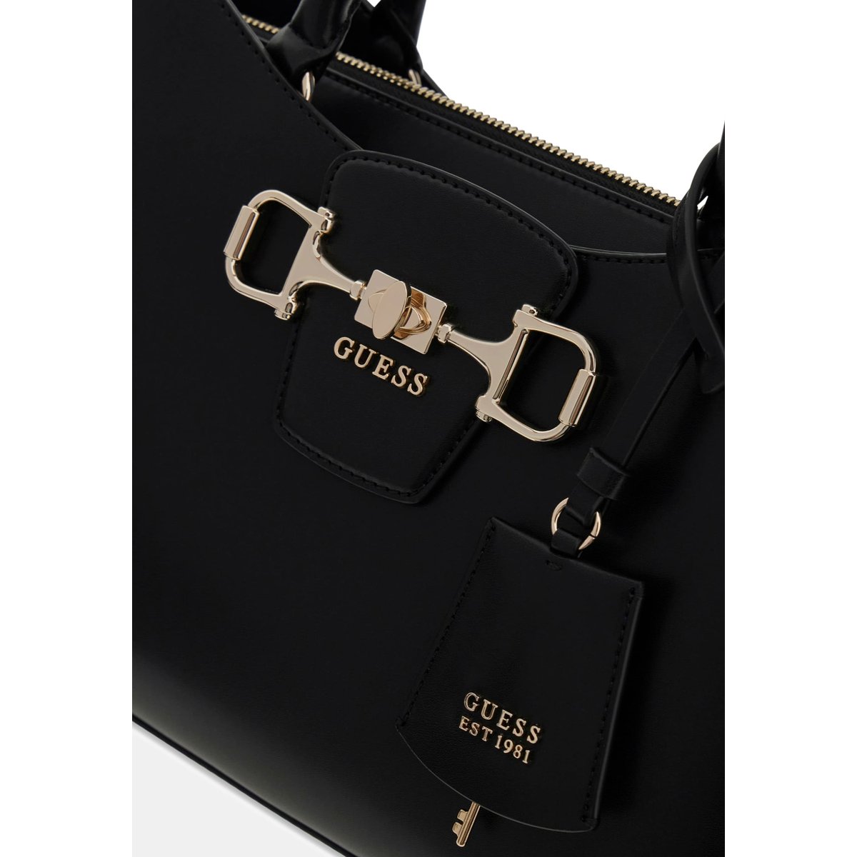 Sac À Main Logo Janie noir, GUESS