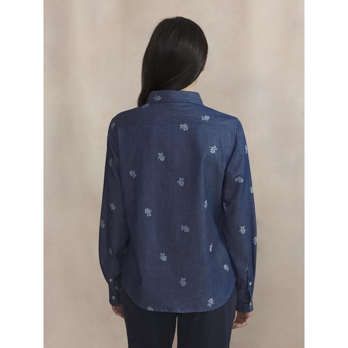 Chemise manches longues NOLYACHE chambray, TBS