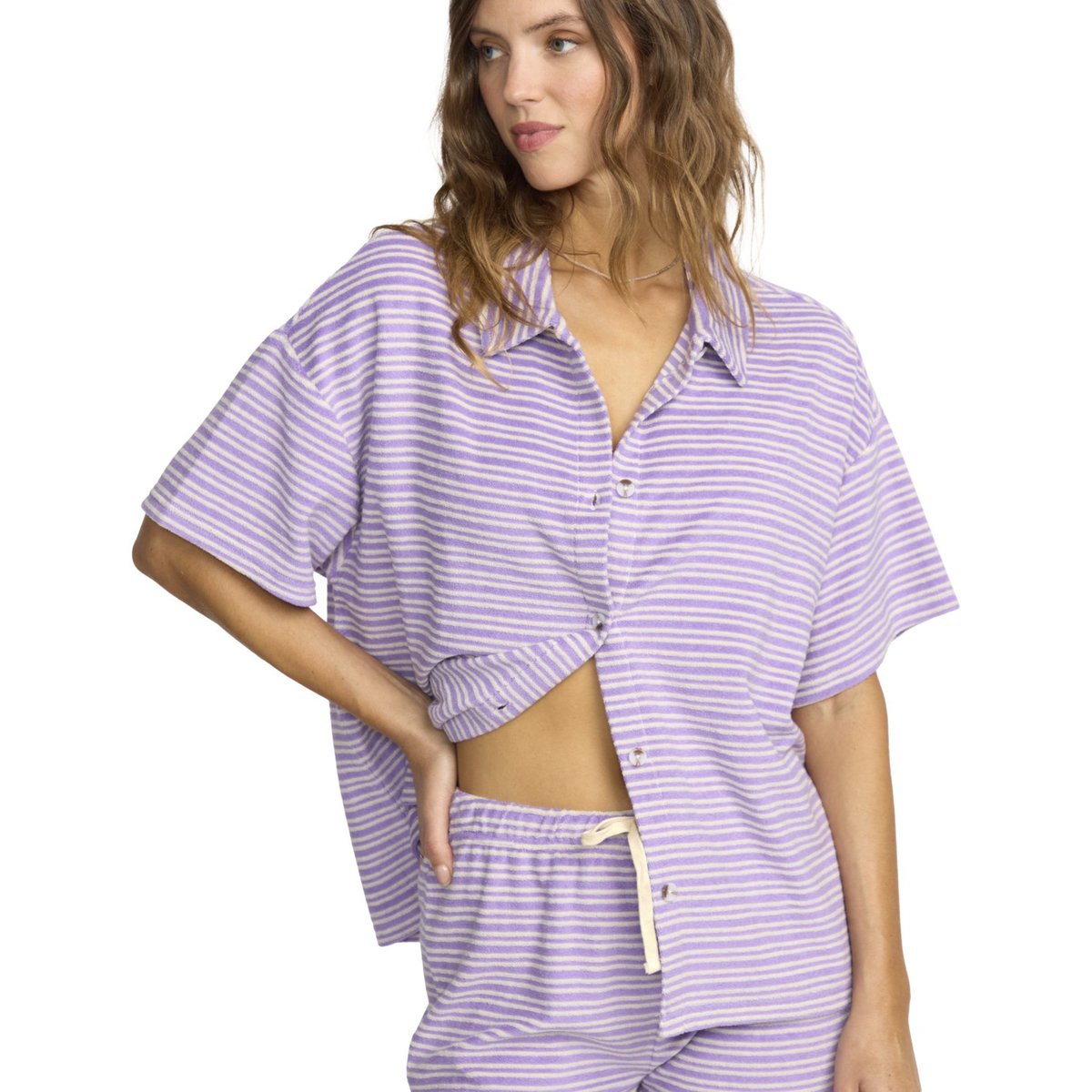 Chemise de plage JOSIE STRIPE violet purple punch, BILLABONG