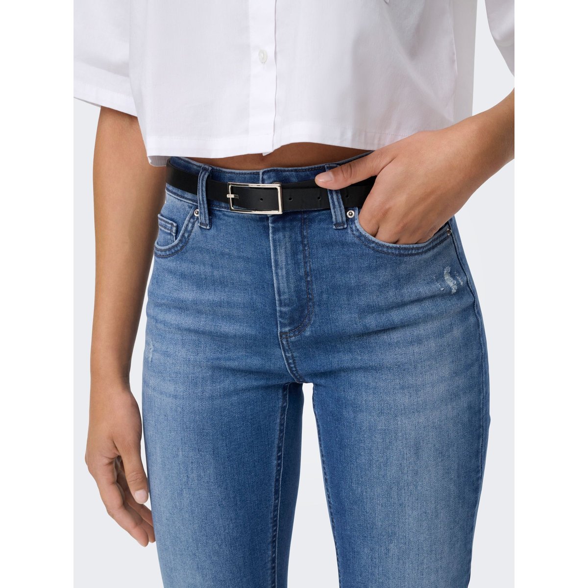Jean Flared medium blue denim, ONLY
