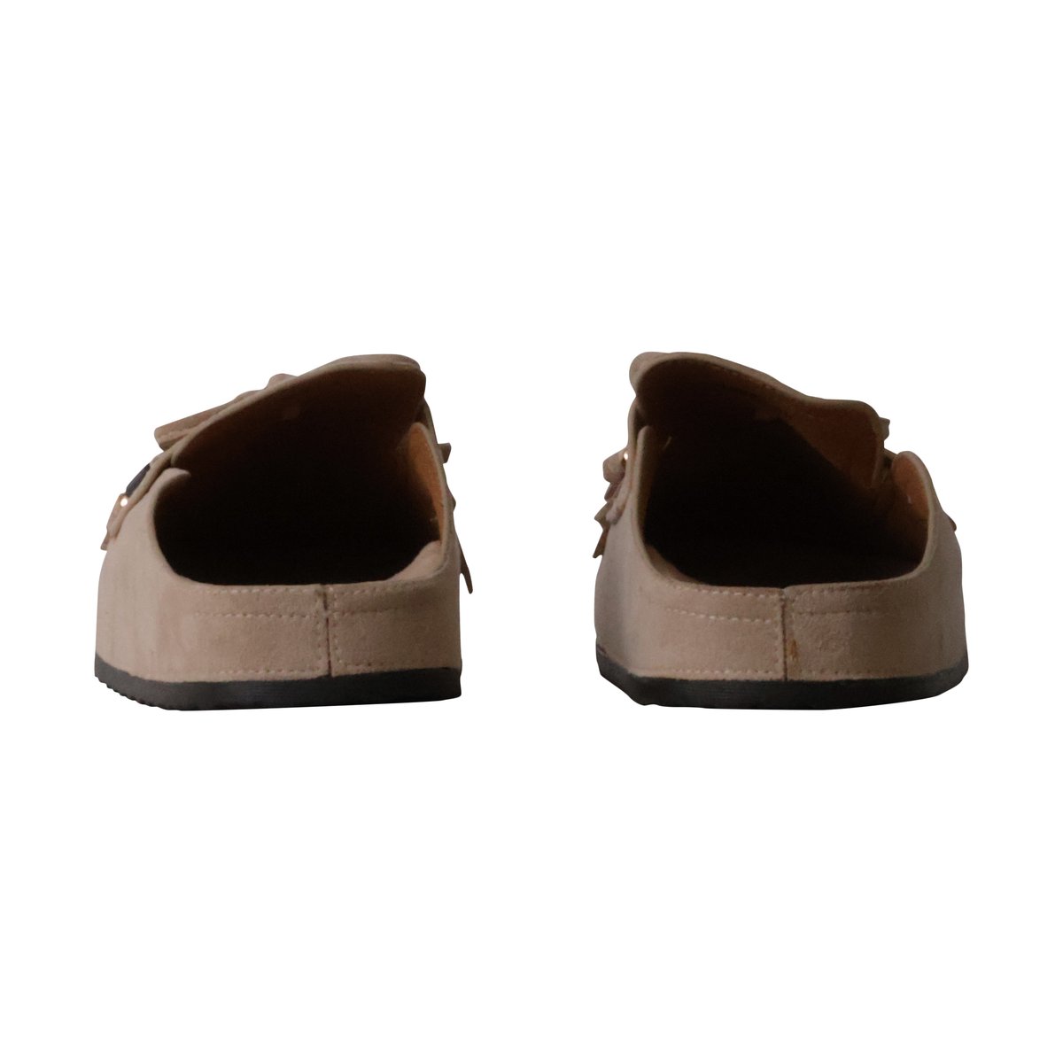 Mules Plates à Enfiler beige, ENZA NUCCI
