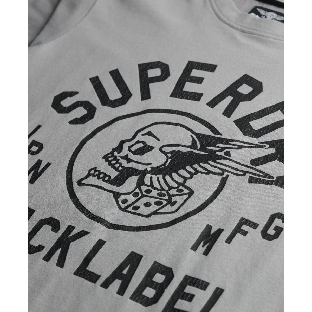 T-shirt Black Label anthracite, SUPERDRY