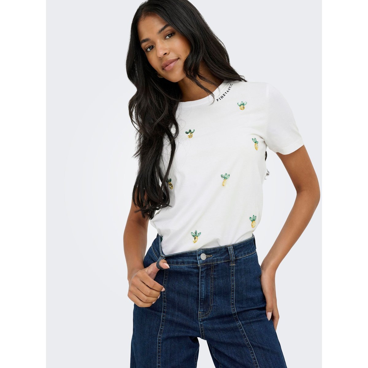 T-Shirt ONLKITA T-shirt bright white, ONLY