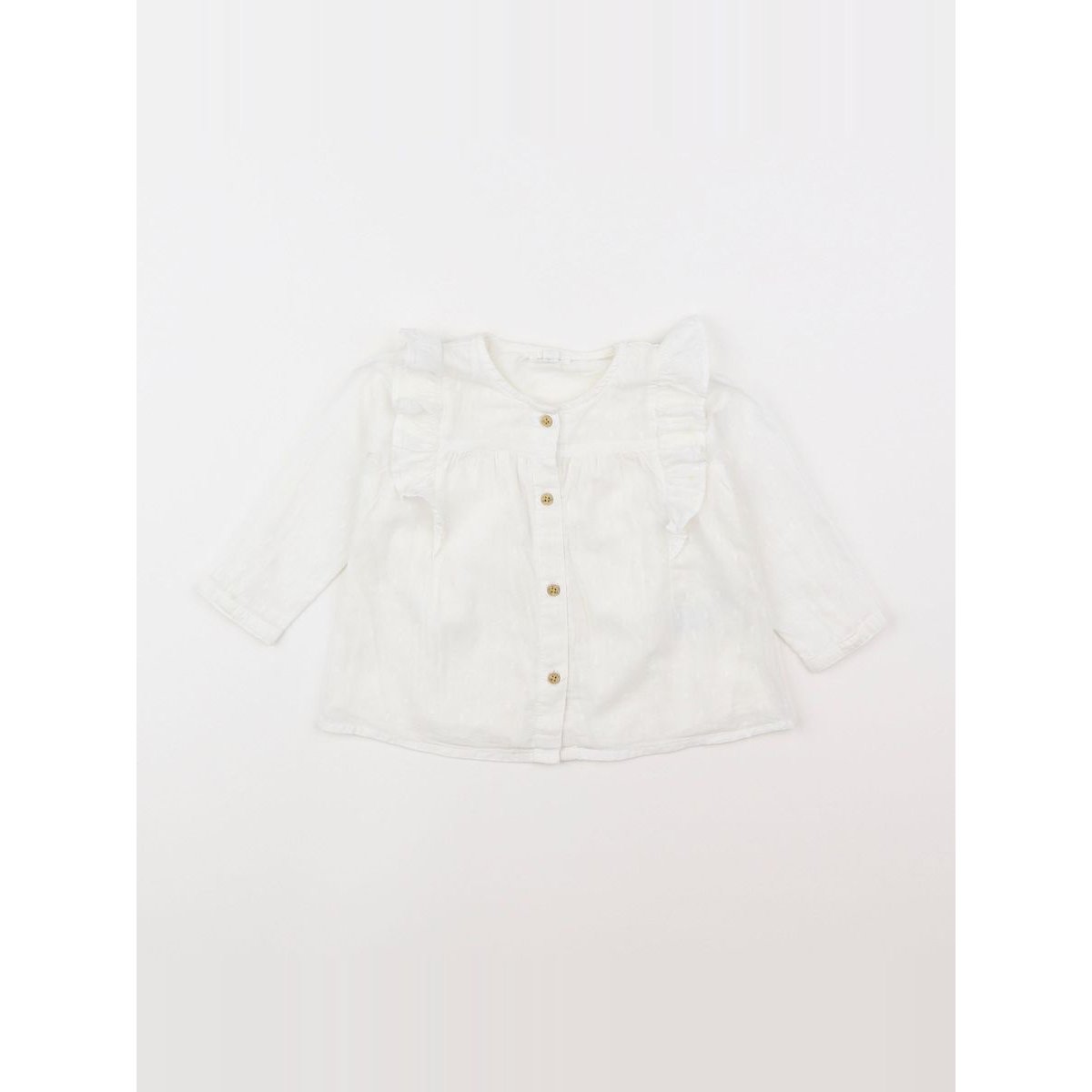 Blouse - Bon état blanc, VERTBAUDET