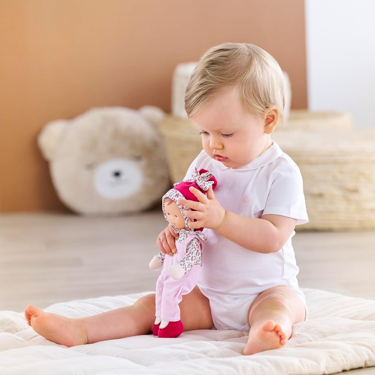Doudou Miss Chic Rose Grenadine rose, COROLLE