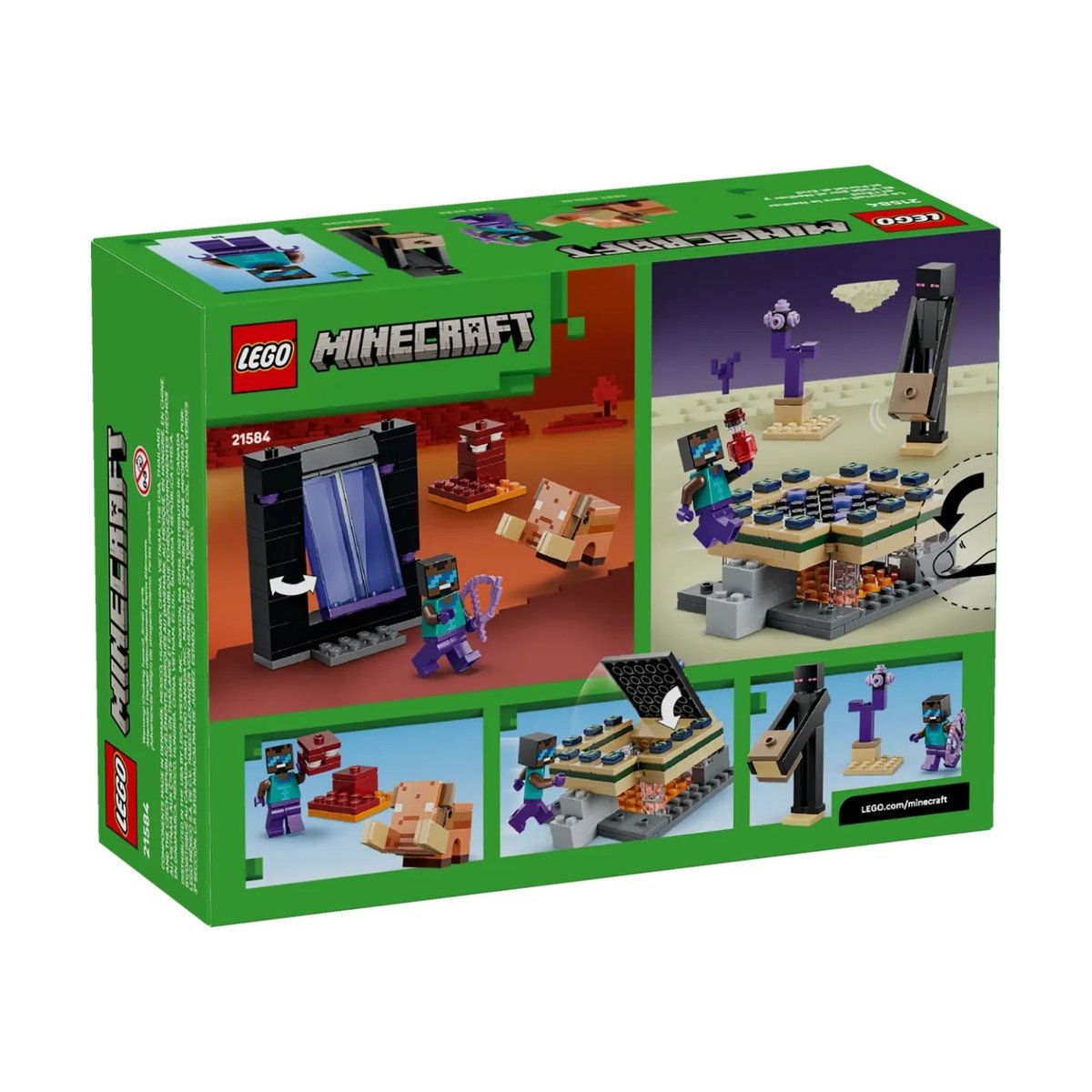 Minecraft Voyage à travers les Portails multicolore, LEGO