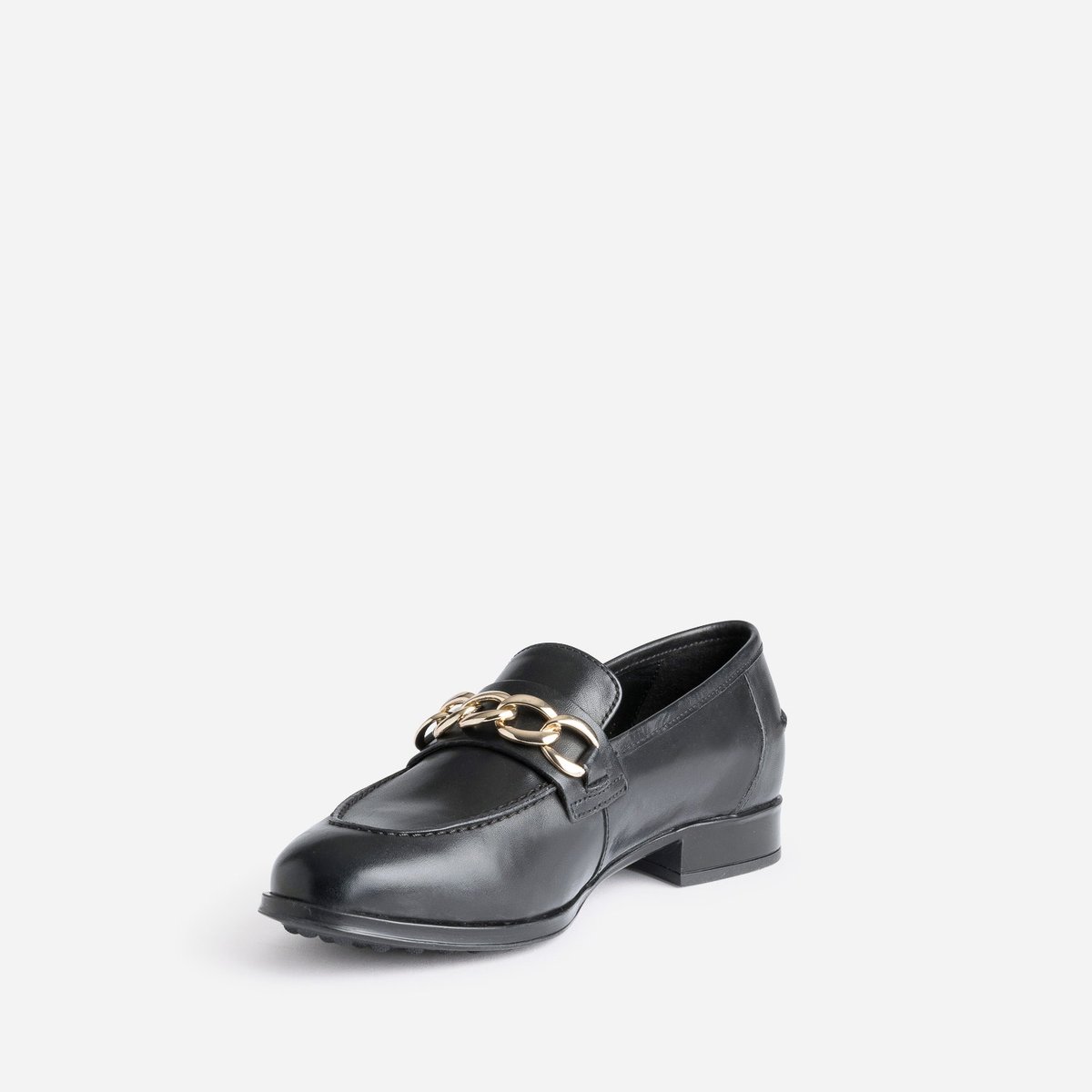 Mocassin en cuir GORGONA noir, ERAM
