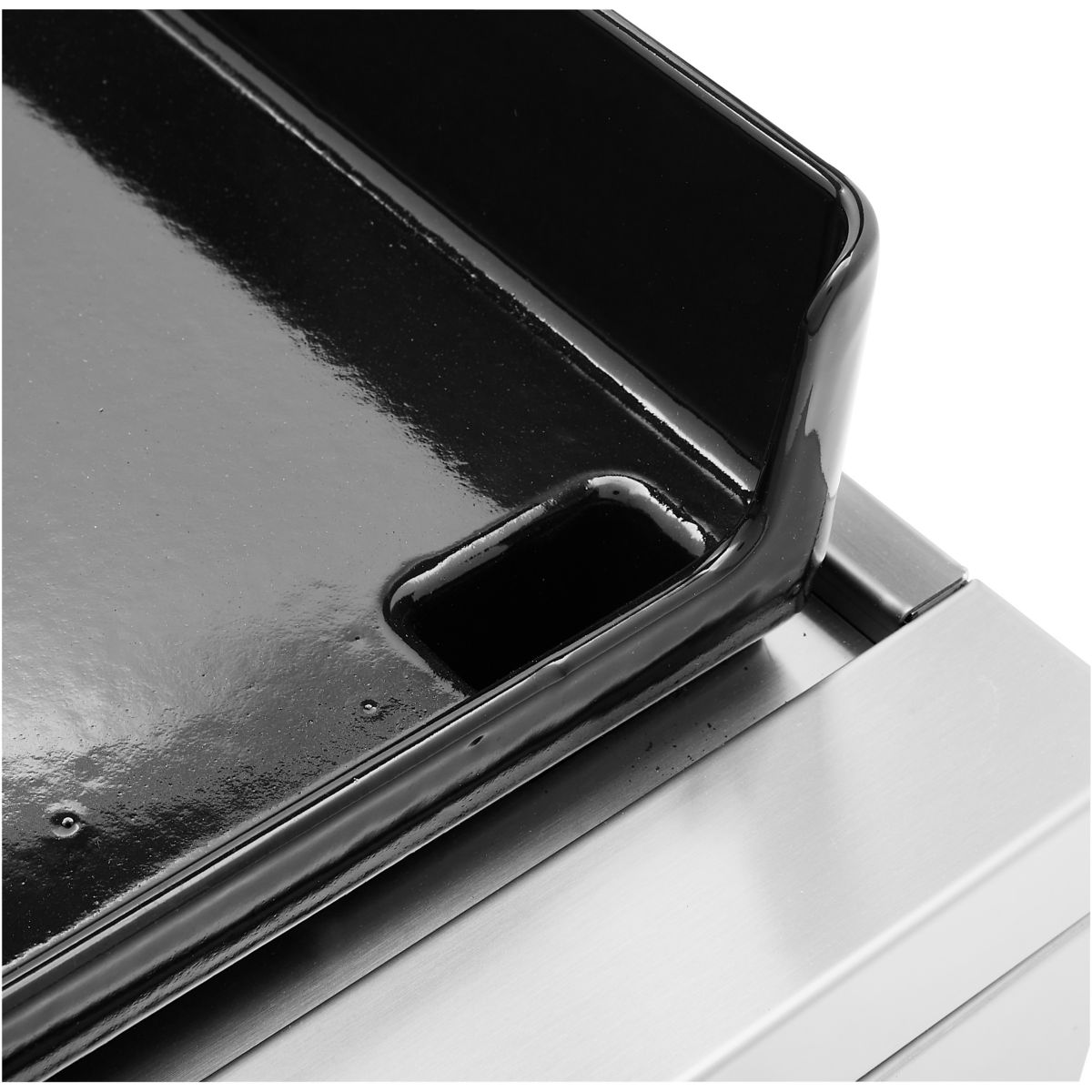 Plancha gaz Modern 75 Inox 3 brûleurs à poser, 74.4x40.2 cm gris, FORGE ADOUR