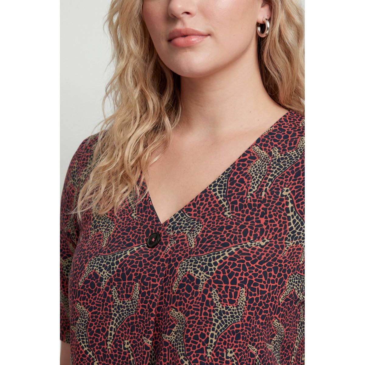Robe motif zébré terre, ULLA POPKEN