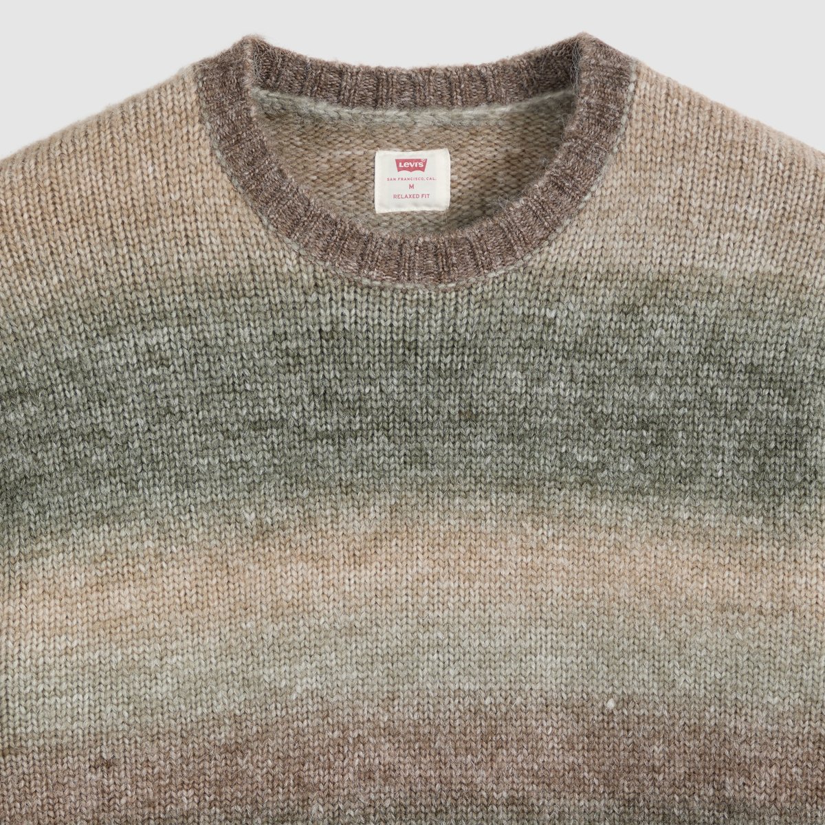 Pull ras du cou Laurel marron - space dye custon coffee, LEVI'S