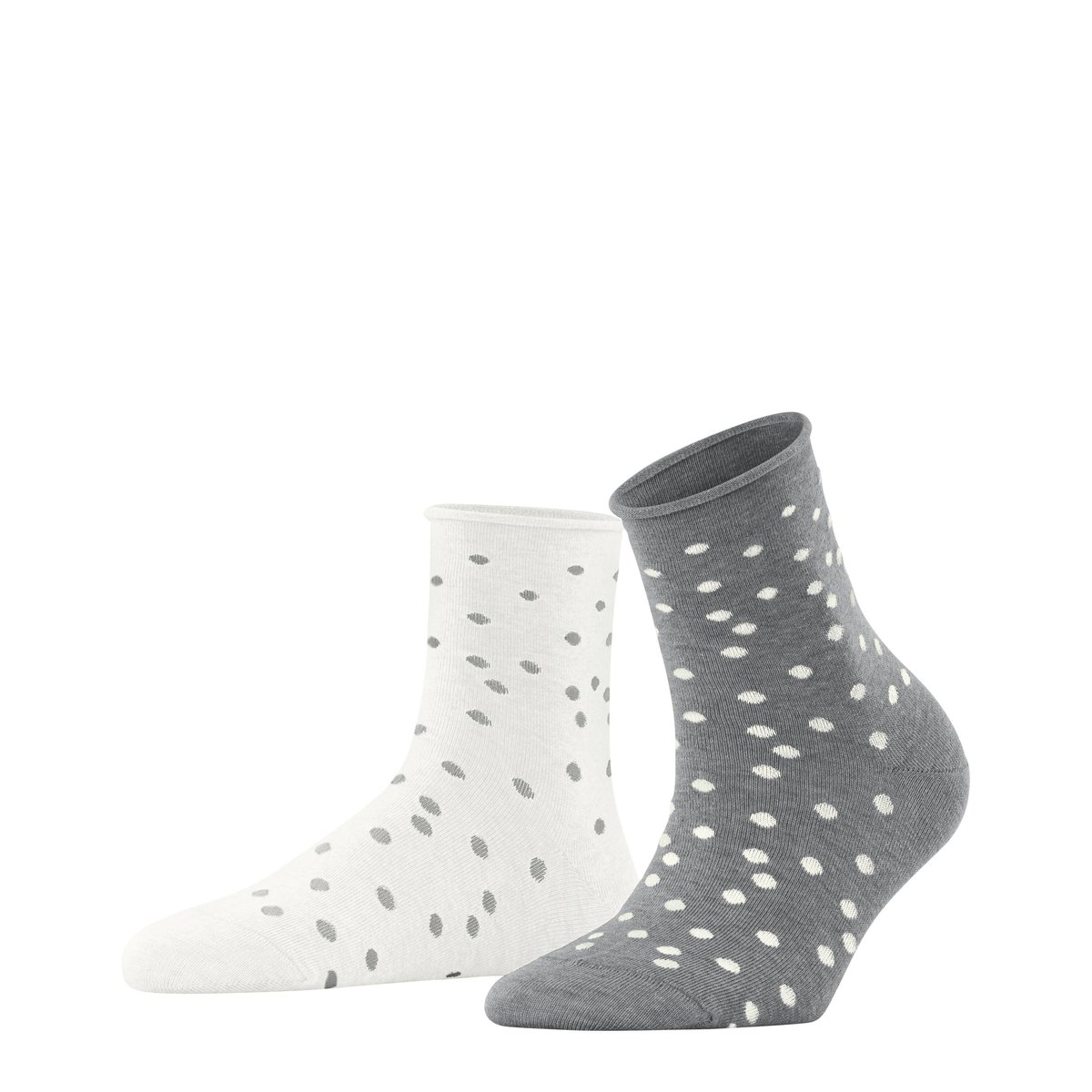 Chaussettes Irregular Dots 2-Pack Opaque variations de couleur, ESPRIT