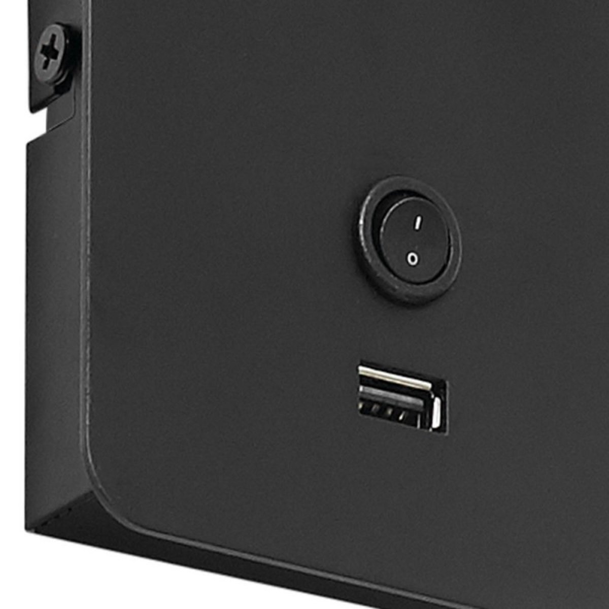 Applique Tête De Lit Noire Flexible Focus Avec Port Usb noir, MILLUMINE