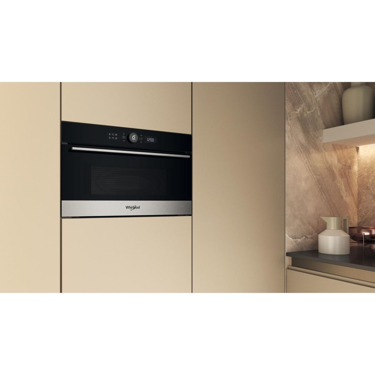 Micro ondes encastrable WMD54MXF couleur unique, WHIRLPOOL