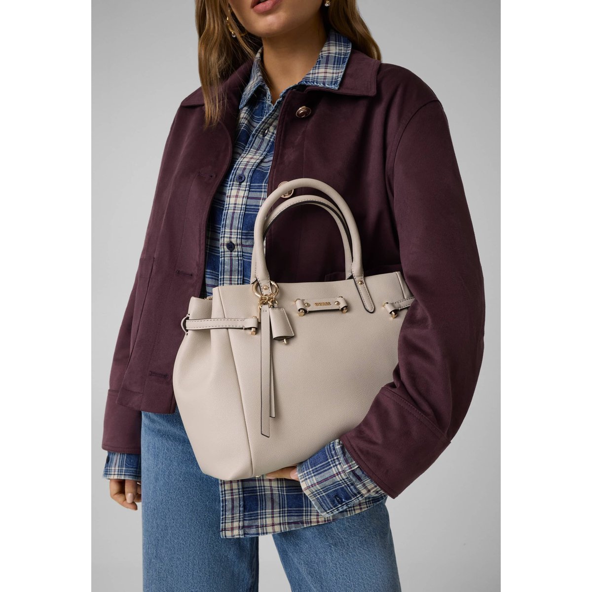 Sac À Main Dorothy crème, GUESS