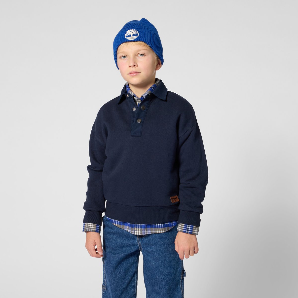 Sweat fantaisie bleu cargo, TIMBERLAND
