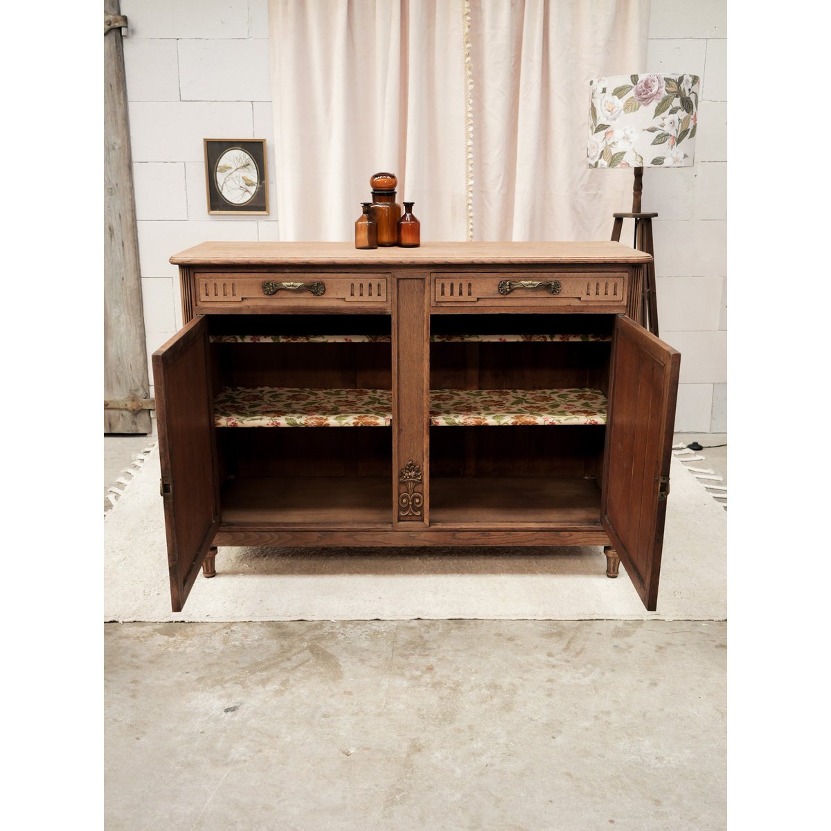 Buffet art déco Gilbert N°1878 - Bon état bois clair, DEBONGOUT