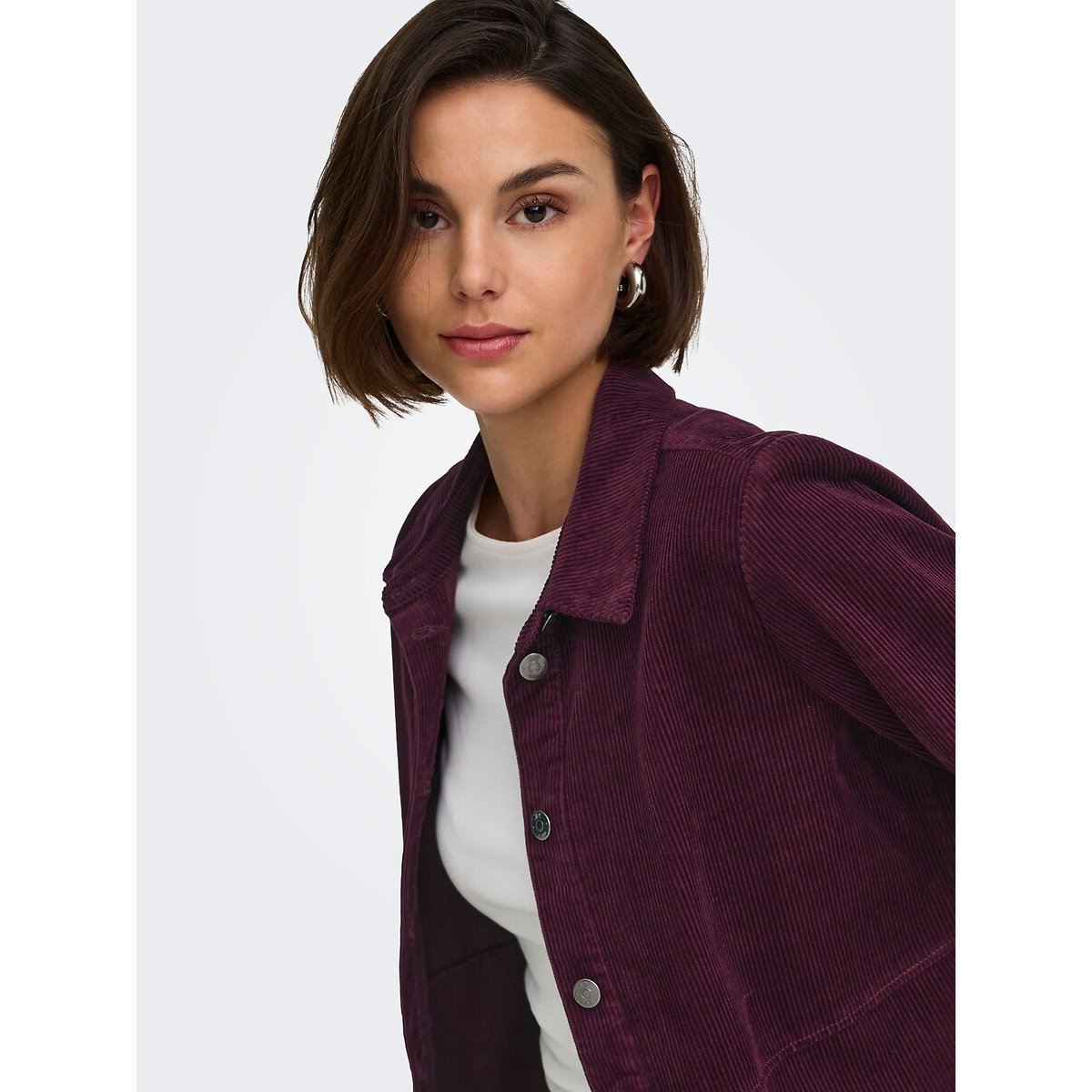 Camicia in velluto bordeaux , JDY