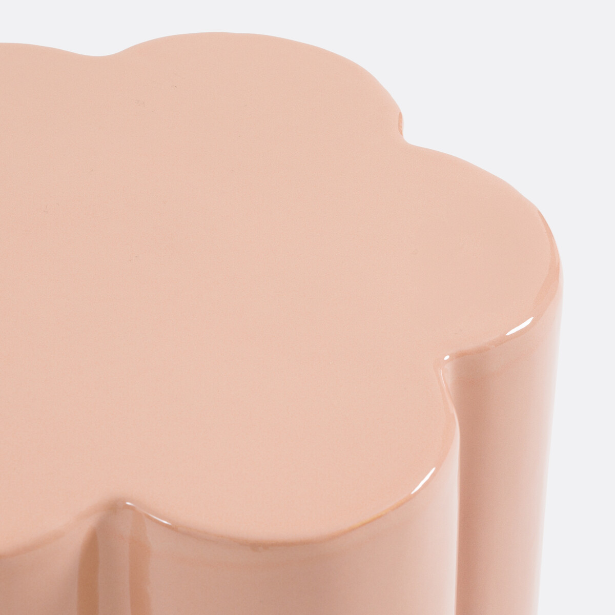 Bout de canapé céramique, Jelly beige rosé, LA REDOUTE INTERIEURS