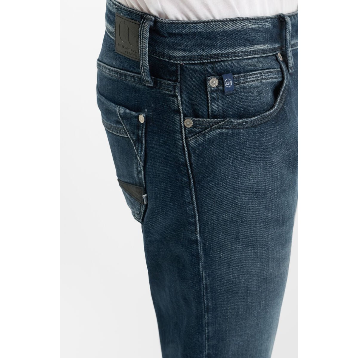Jeans droite 800/12, longueur 34 blue/black, LE TEMPS DES CERISES
