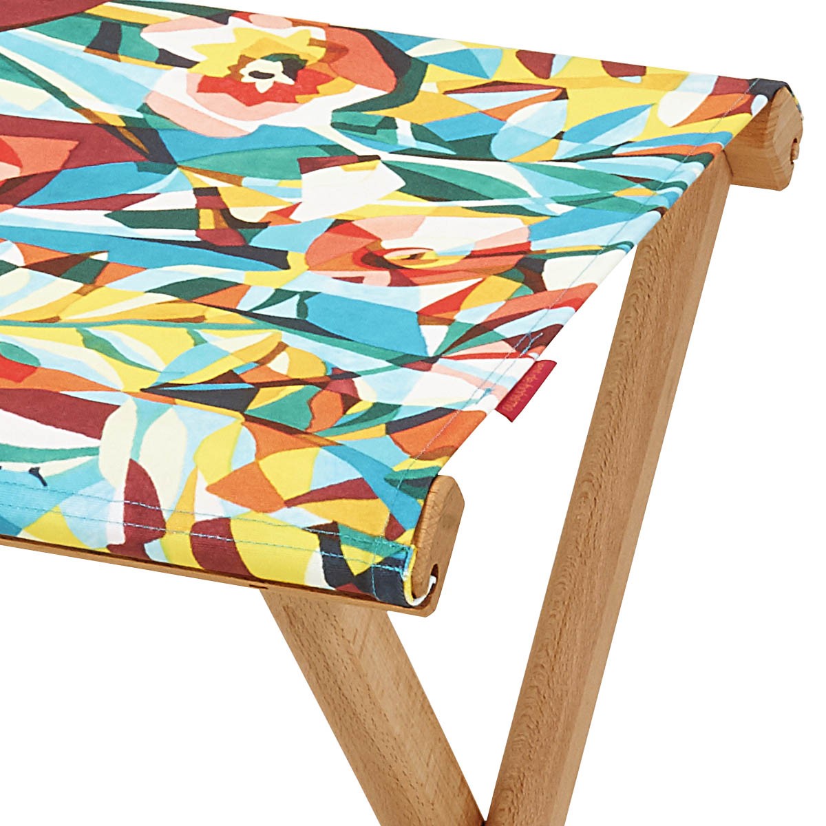 Pliant pêcheur en eucalyptus et toile outdoor, BOA multicolore, VENT DE BOHÈME