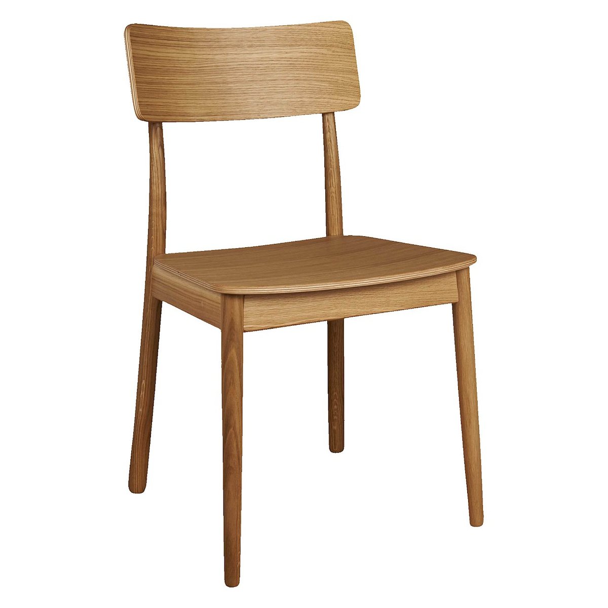 Chaise chêne PIPPA naturel clair, HABITAT