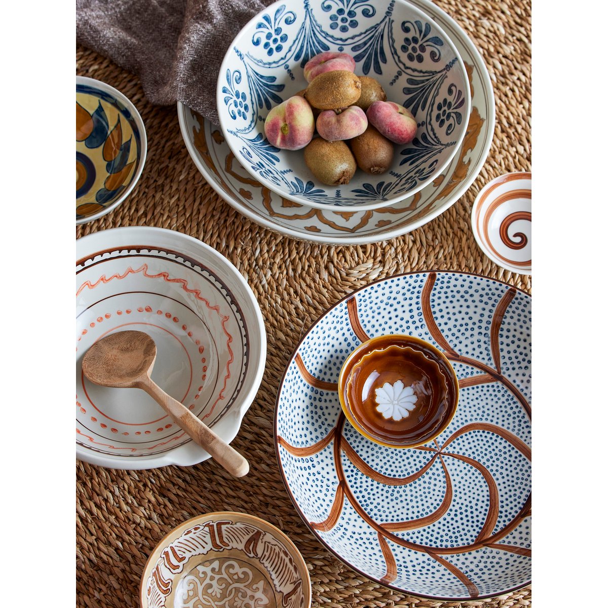 Bol en grès D32 HEIKKI marron, BLOOMINGVILLE