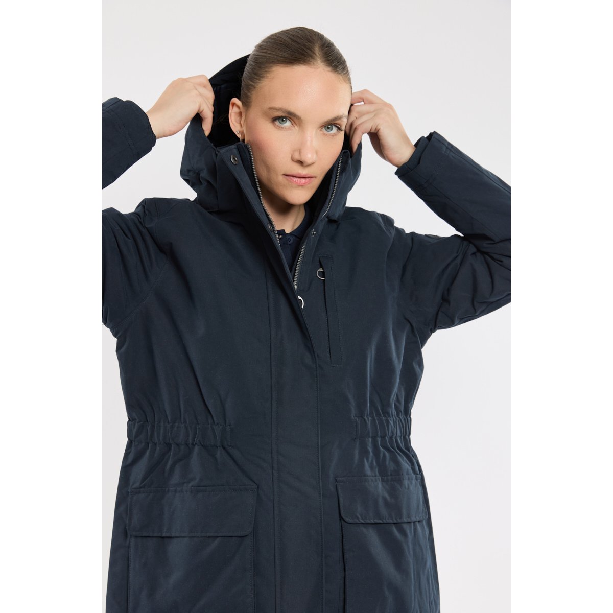 Parka coutures étanches BRAZZA navy, BERMUDES