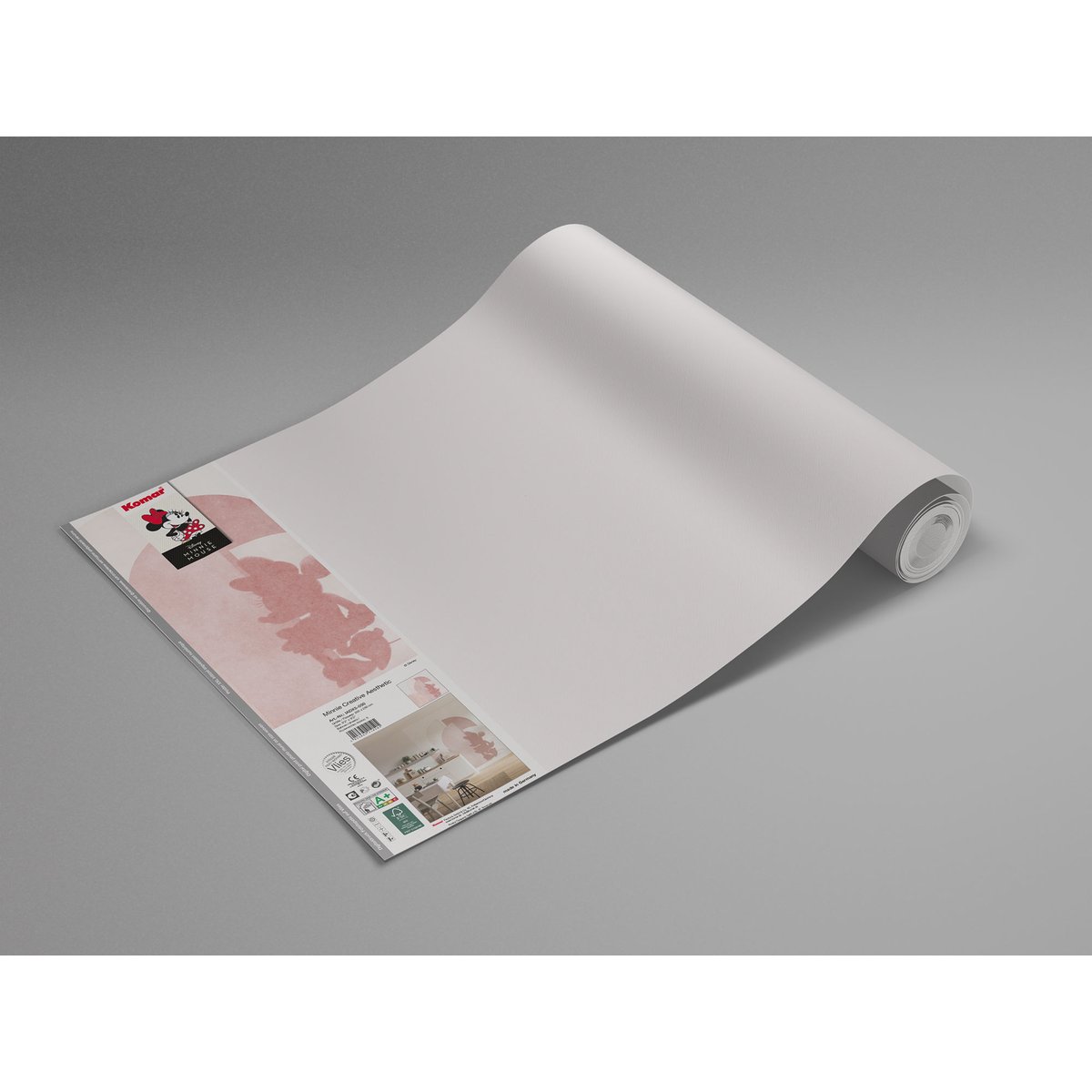 Papier peint Komar - Minnie Creative Aesthetic - 250 x 280 cm rose, HEXOA