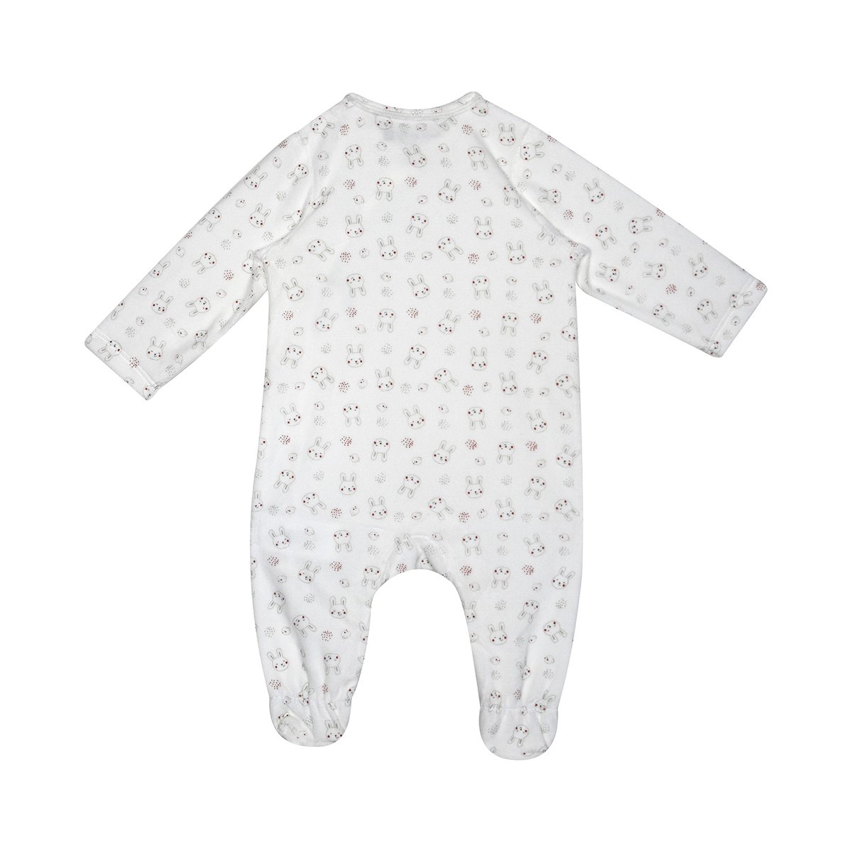 Dors bien simonet velours rase ouverture devant beige, SUCRE D'ORGE