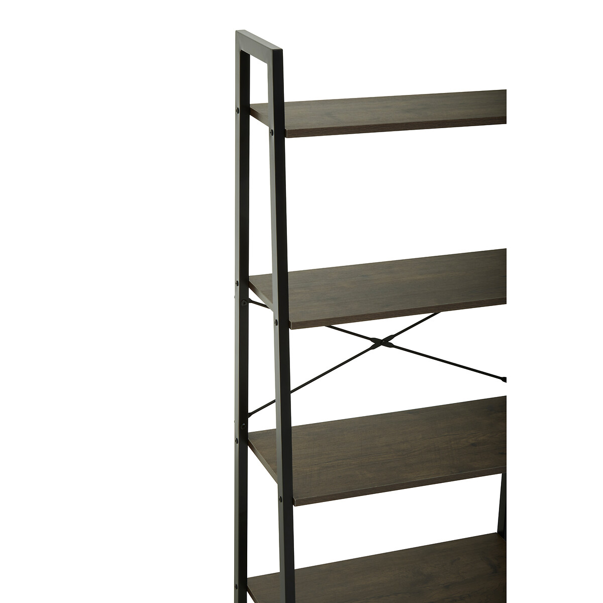 Harlan 4-Tier Ladder Shelf brown              , SO'HOME