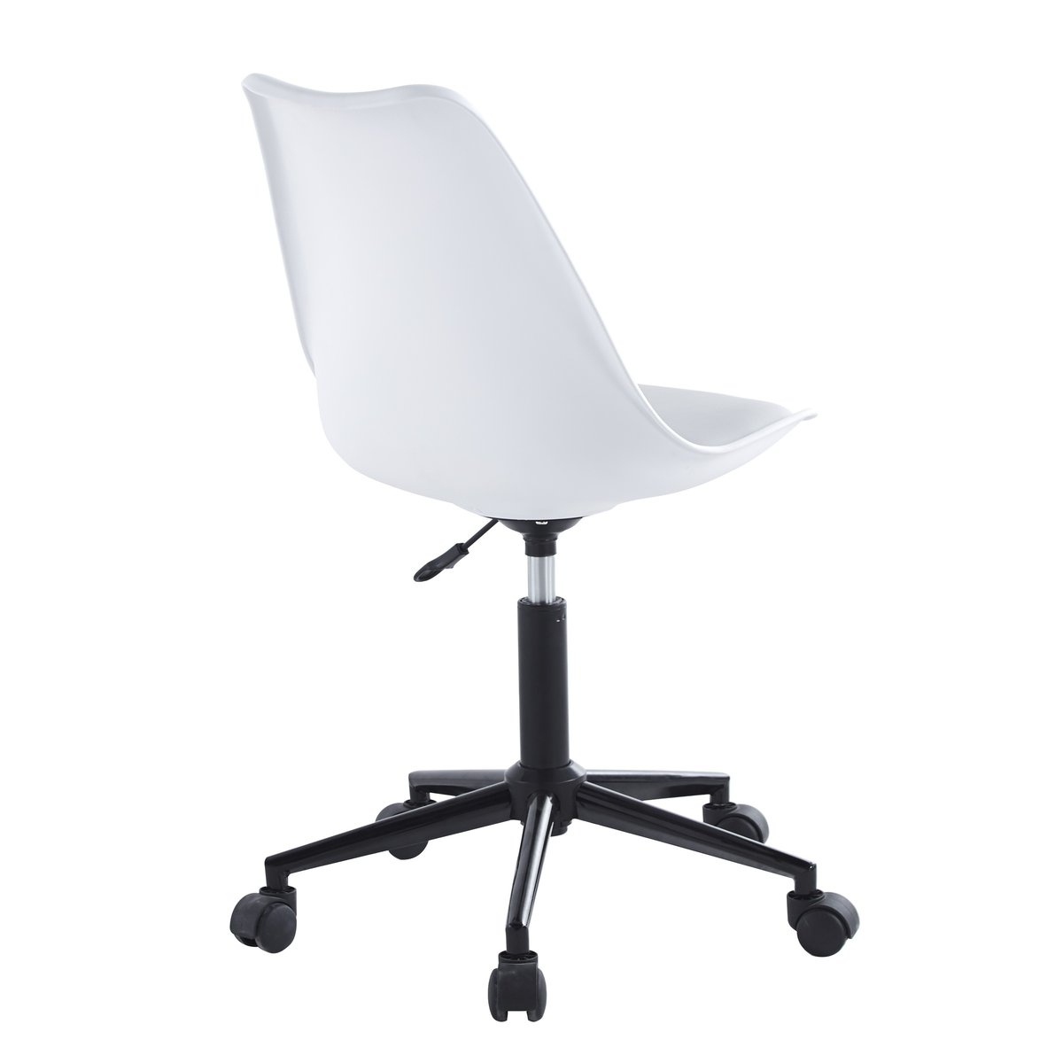 Chaise de bureau style scandinave, OFFESBJERG blanc, NORDLYS