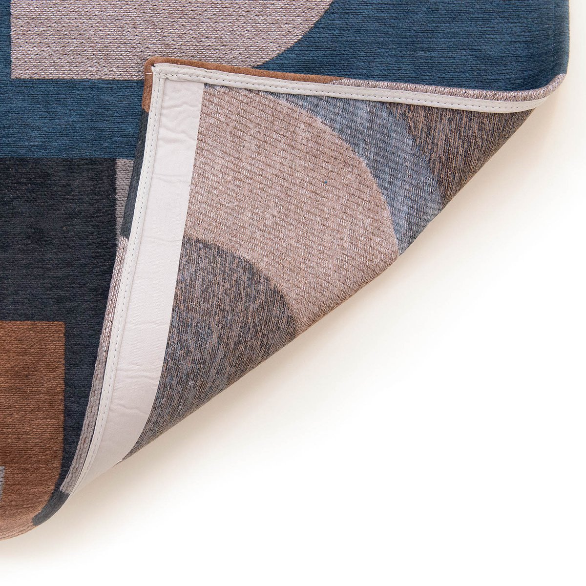 Tapis intérieur/extérieur tissé plat BLUE MUSHROOM marron, NOVATREND