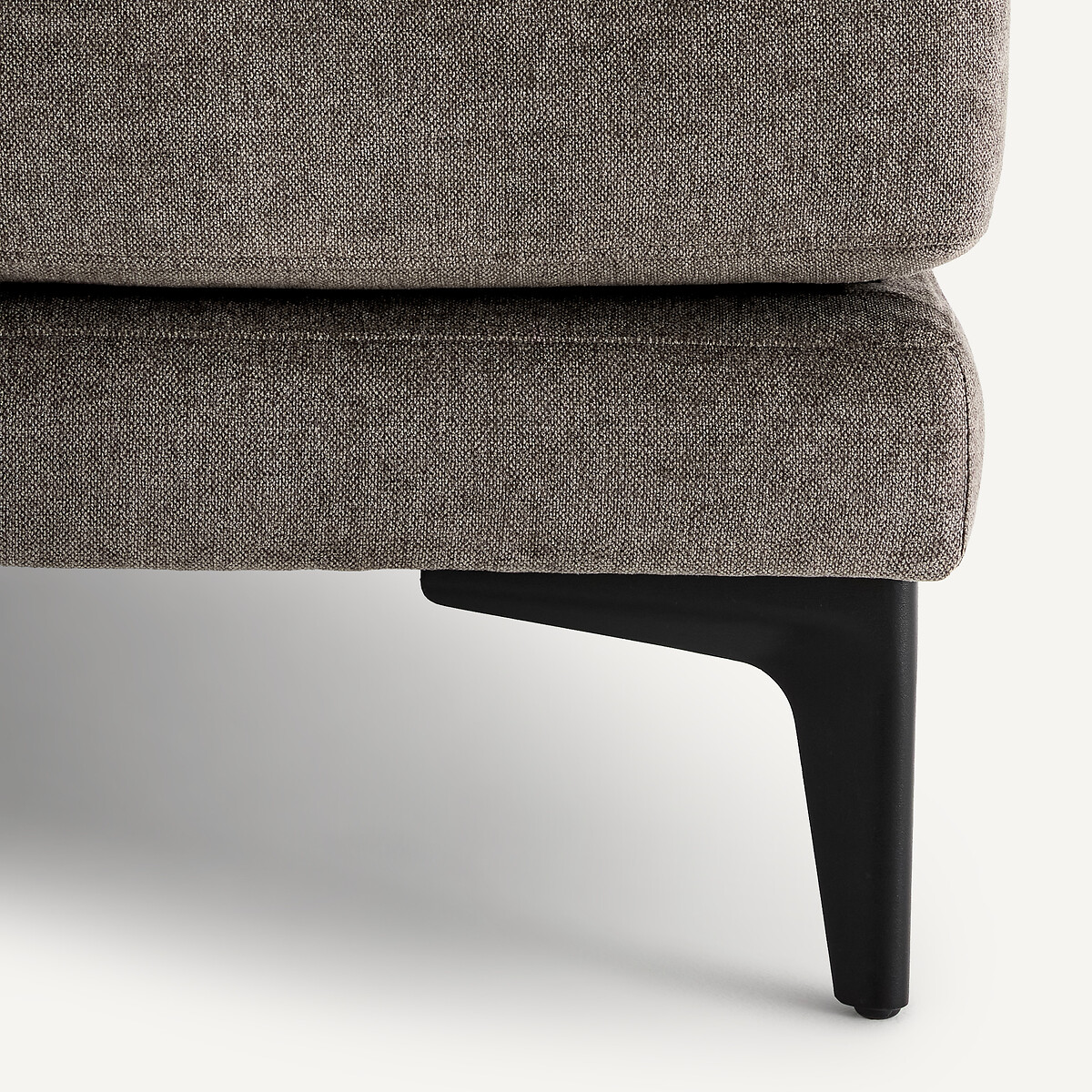 Repose-pieds avec plateau, en polyester mélangé, MODERNISTE gris stone, EMMANUEL GALLINA X AM.PM