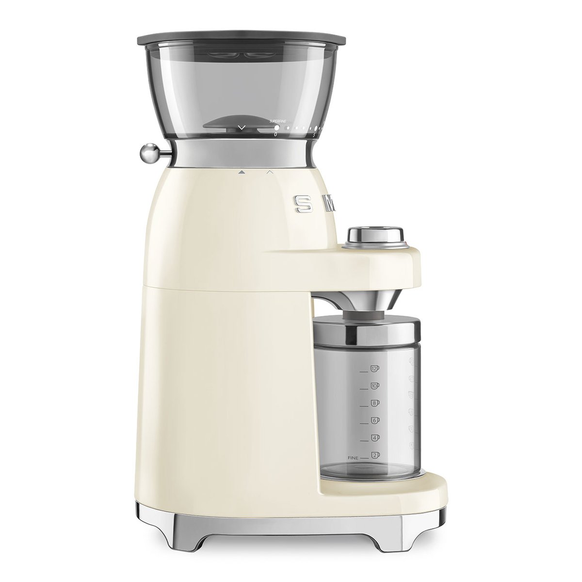 Broyeur à cafe CGF03 crème brillant, SMEG