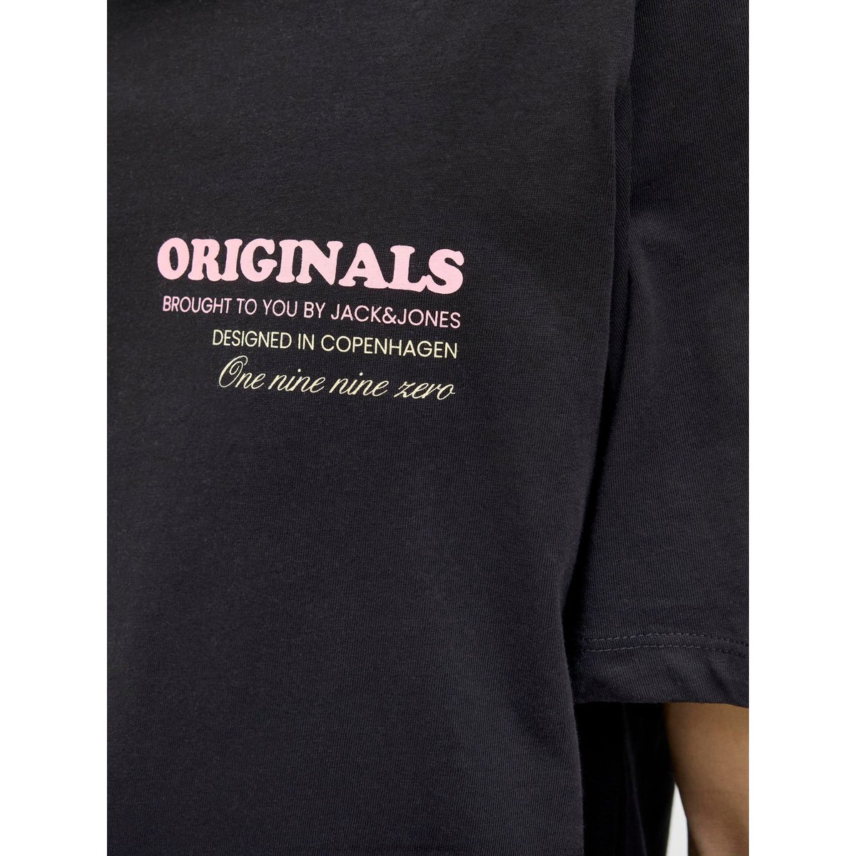 T-Shirt noire - black, JACK & JONES