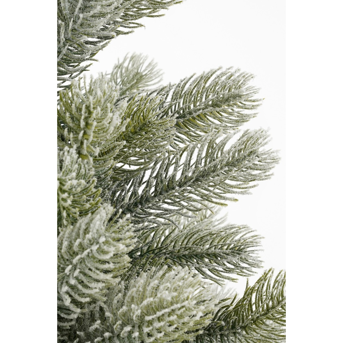 Sapin de Noël artificiel enneigé H90 cm NAGOYA vert, BLACK BOX TREES
