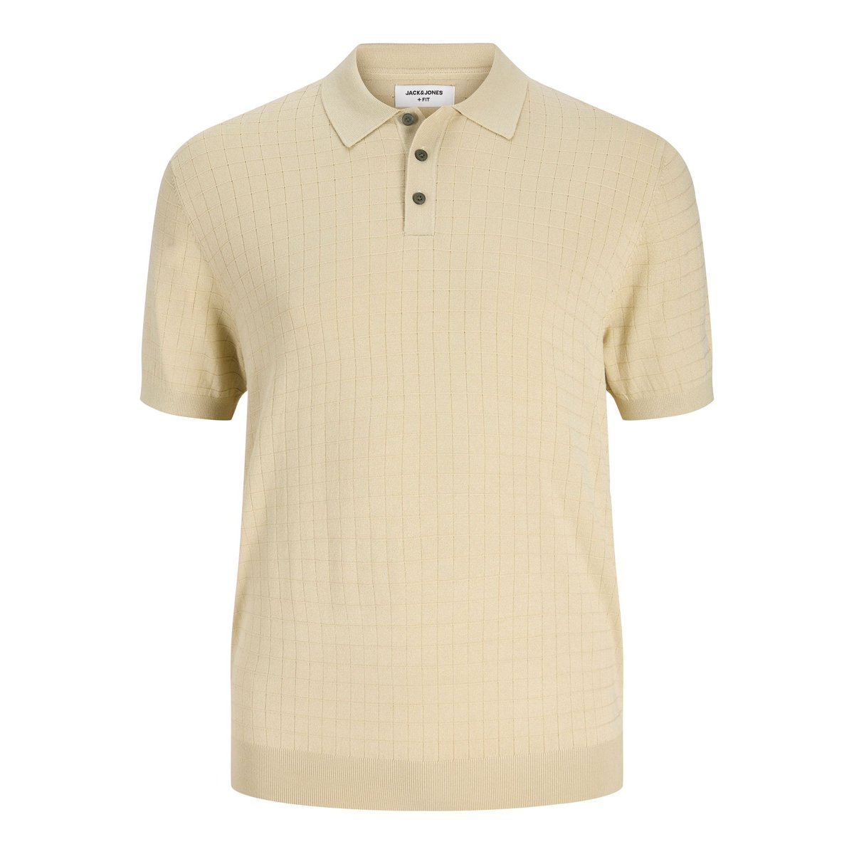 Polo Tricoté grise - alfalfa 1, JACK & JONES
