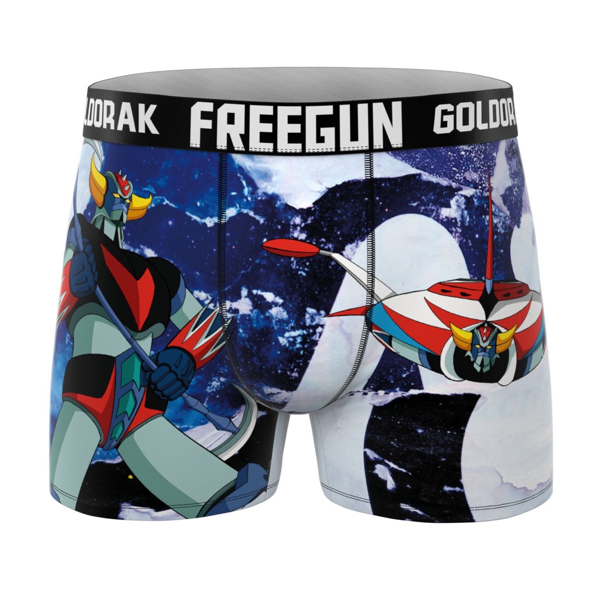 Lot De 3 Boxers Goldorak orange/rouge/bleu/gris, FREEGUN
