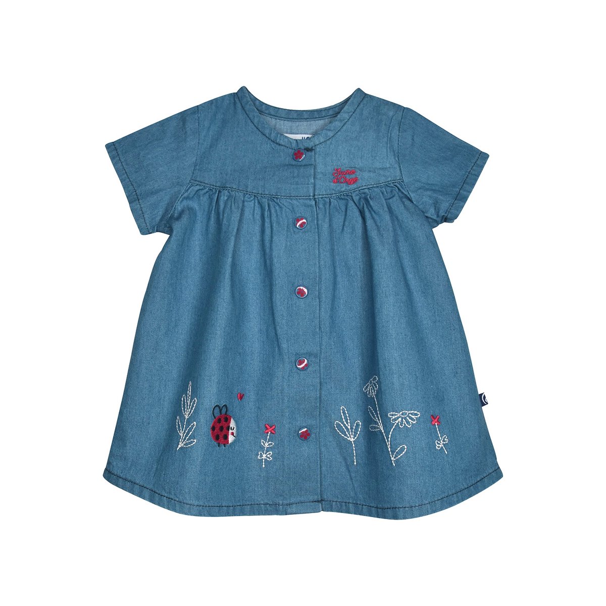 Robe bloomer nelly jean naissance bleu, SUCRE D'ORGE