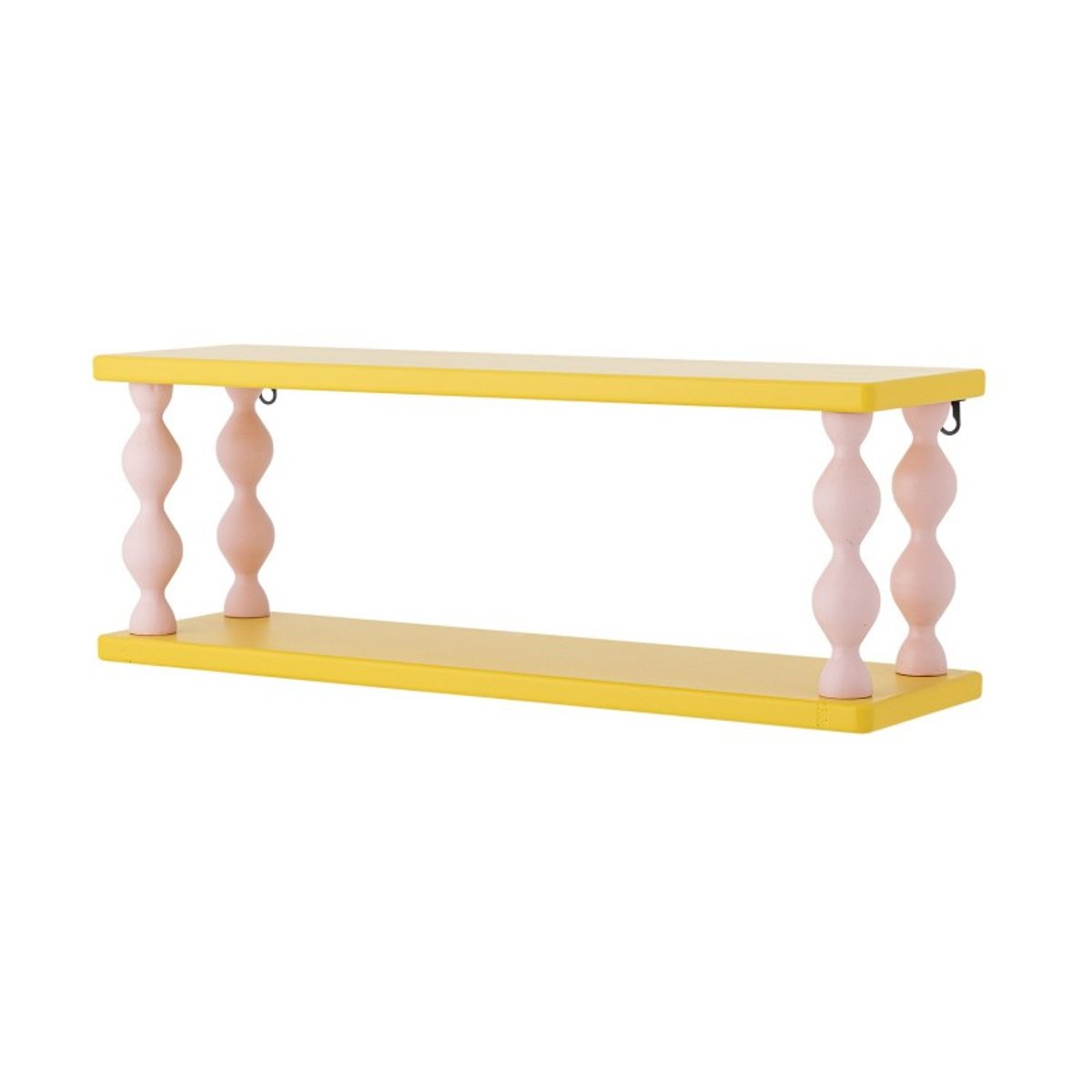 Etagère murale bois BIBIOLA jaune, BLOOMINGVILLE