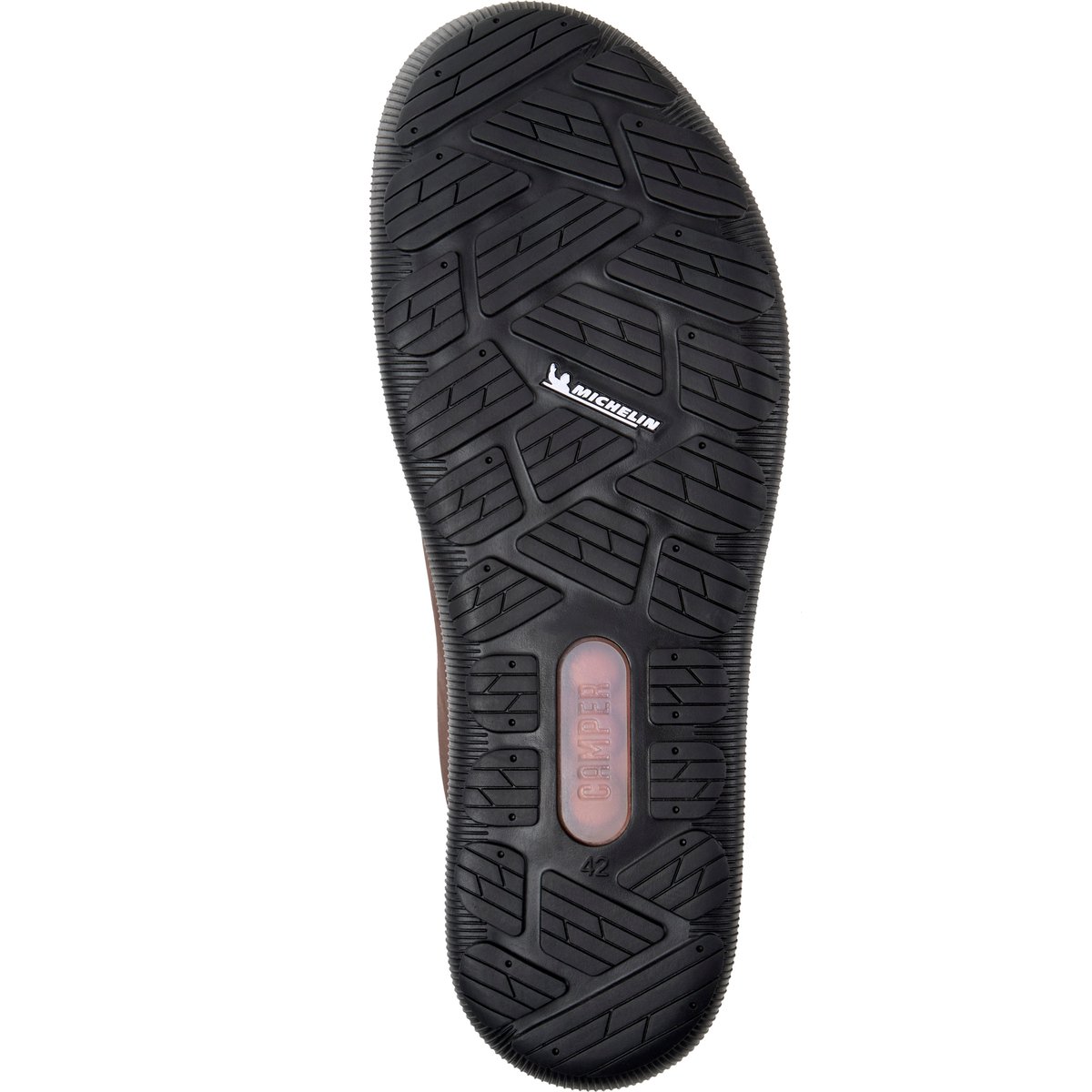 Baskets Peu Pista GM Nubuck Leather brun fonc35, CAMPER
