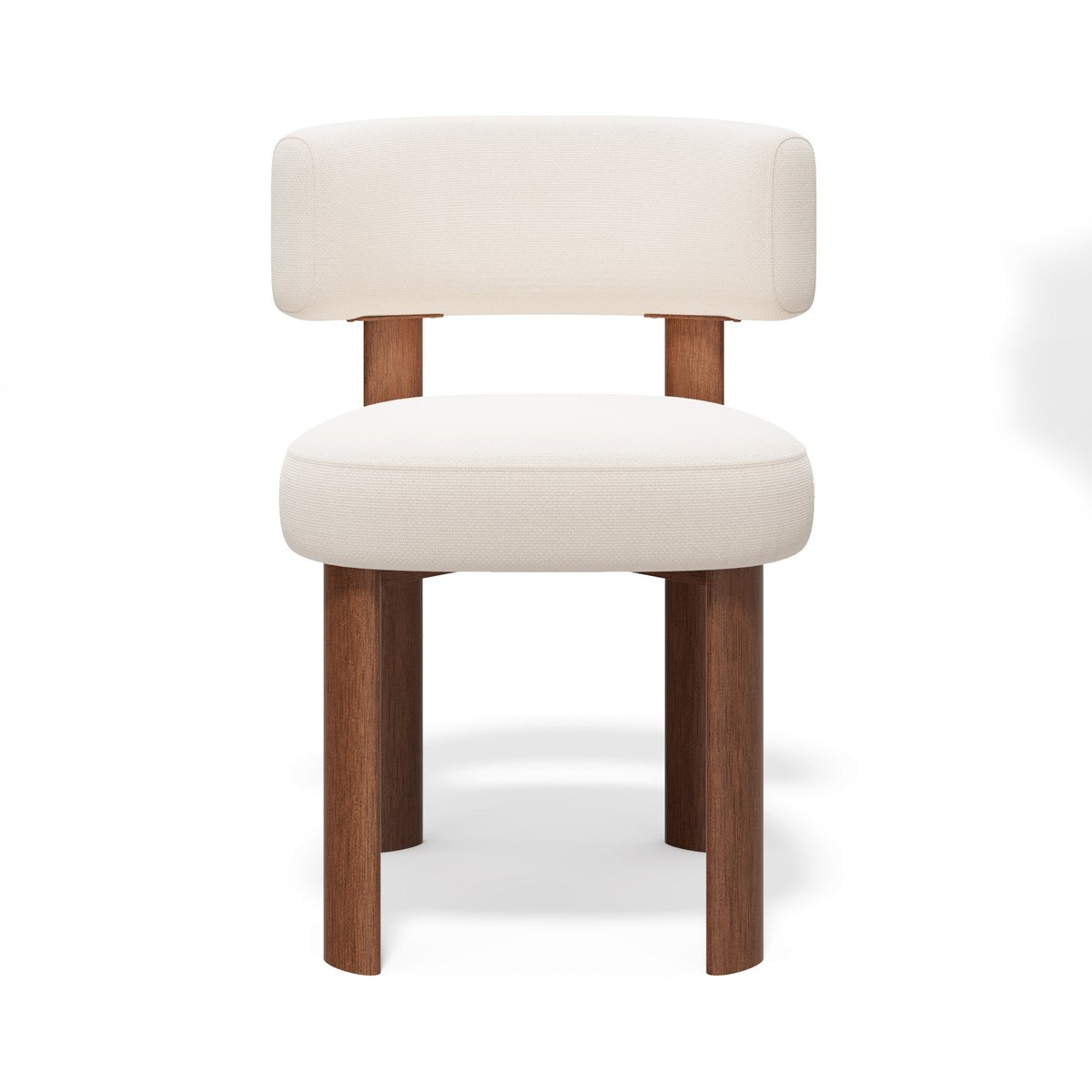 Lot de 2 chaises en velours chenillé RICH crème, SIA HOME