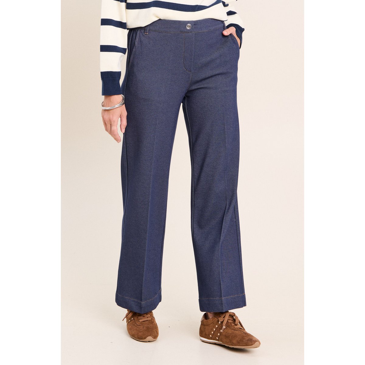 Jean large 7/8ème denim brut, BREAL