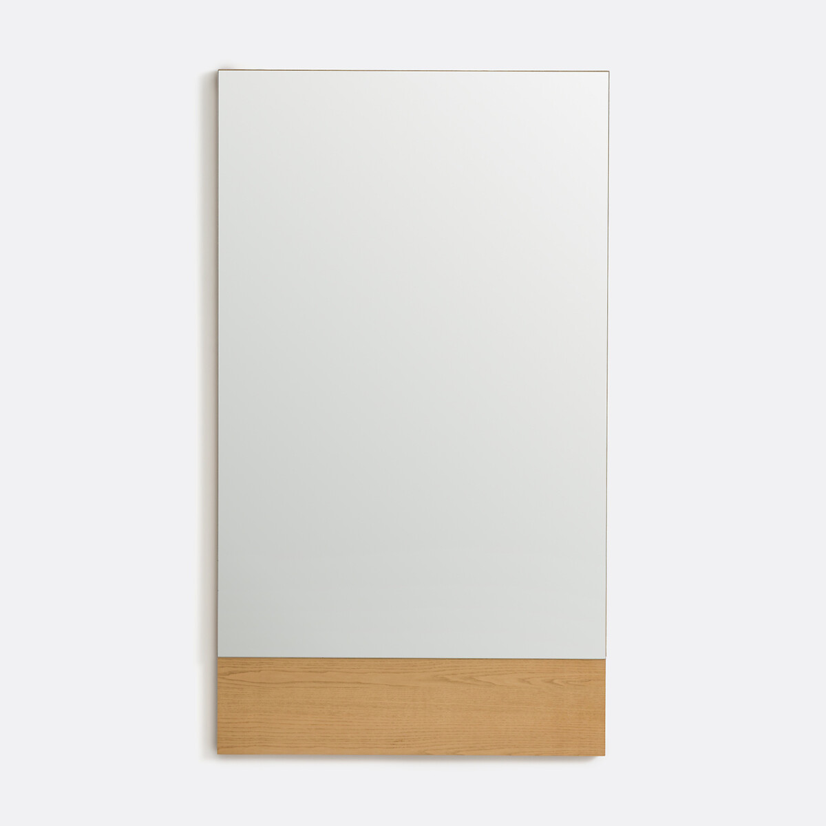 Miroir d'entrée plaqué chêne H140 cm, Alvan plaqué chêne, LA REDOUTE INTERIEURS