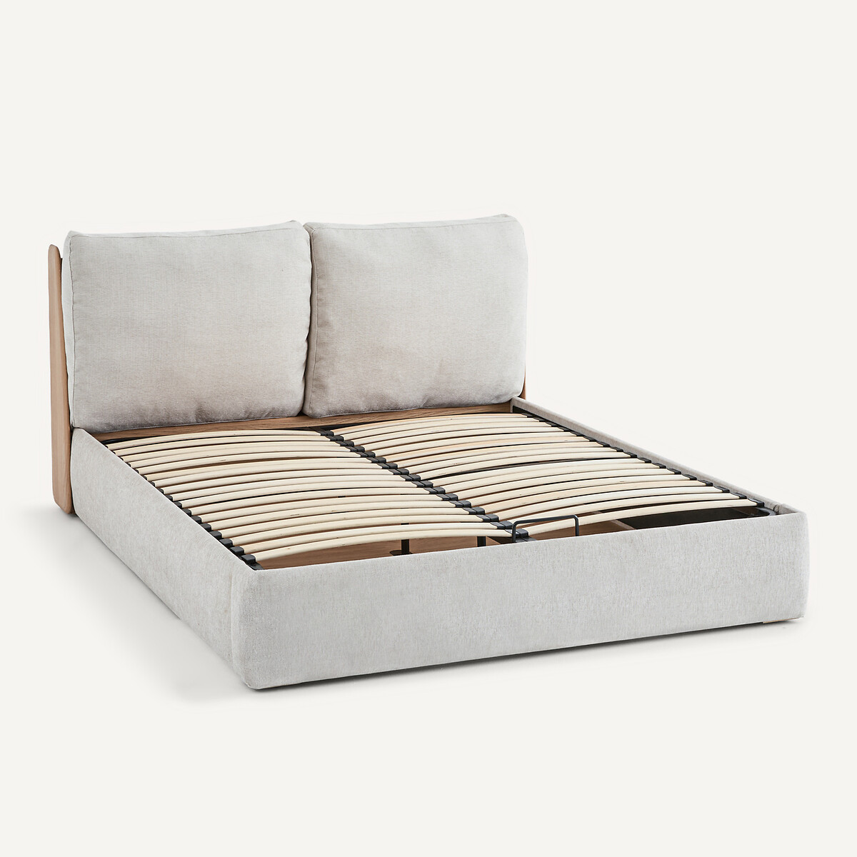 Doppelbett ILOSS mit Bettkasten, mit aufklappbarem Lattenrost, Eiche und Furnier natureicheholz, AM.PM