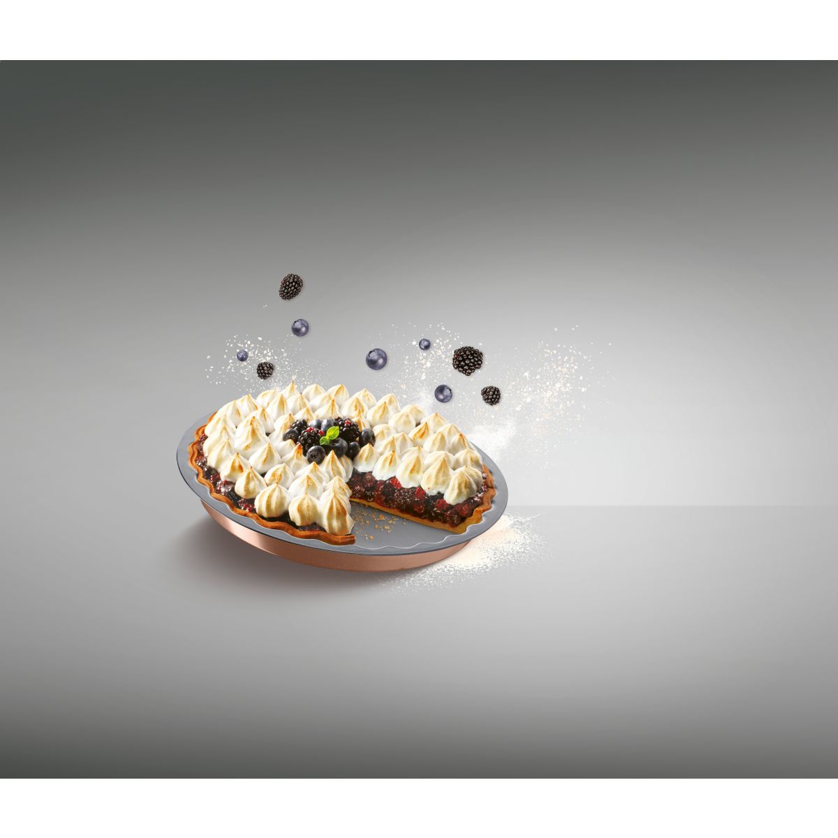 Moule à tarte Airbake diam 27 cm gris, TEFAL