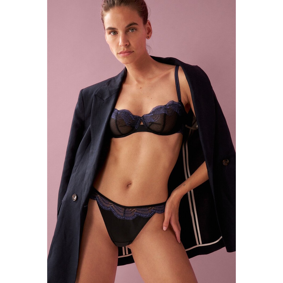 Reggiseno a balconcino COMFORT GLAM nero , TRIUMPH