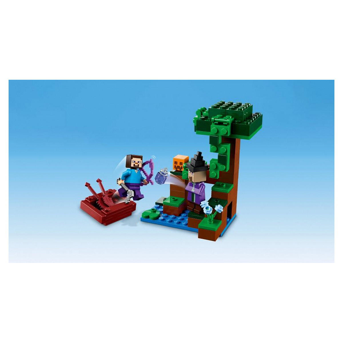 Minecraft La ferme citrouille multicolore, LEGO