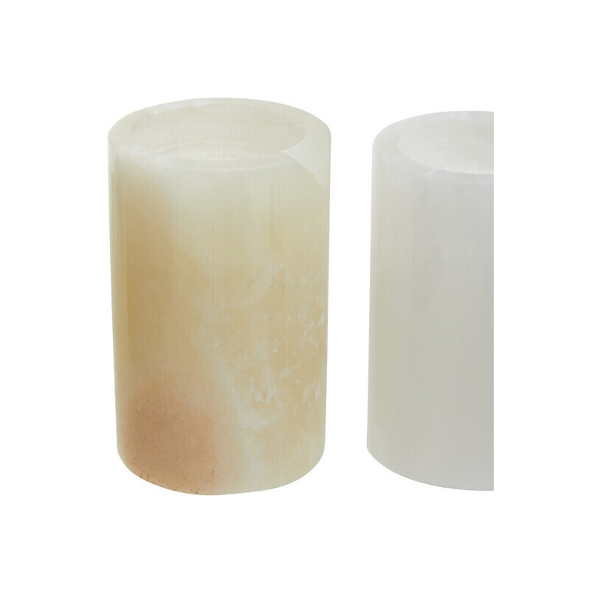 Set of 3 Oleena Onyx Tealight Holders assorted, FIFTY FIVE SOUTH