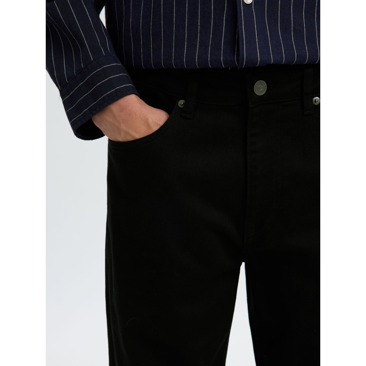 Jean Slim black denim, SELECTED